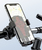 Держатель для телефона на самокат, велосипед, мопед, мотоцикл Hoco CA73 - Черный/Красный