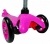 Детский трёхколёсный самокат 21st scooter mini Розовый
