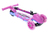 Детский трёхколёсный самокат Scooter Mini Micar Zumba Розовый складной со светящимися колёсами