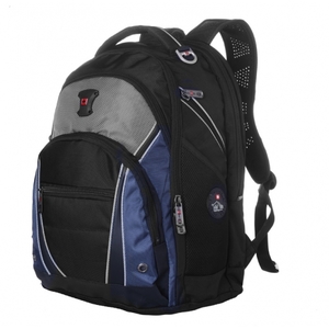 Рюкзак Swisswin SWE1053 Black/Blue/Grey