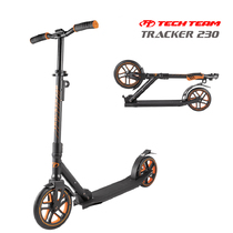 Двухколёсный самокат Tech Team Tracker 230 мм 2020 Чёрно-оранжевый
