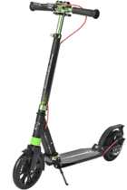 Двухколёсный самокат Tech Team City Scooter Disk Brake 2022 Чёрно-Зеленый