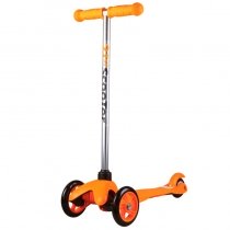 Детский трёхколёсный самокат 21st scooter mini Оранжевый